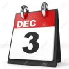 3Diciembre calendario